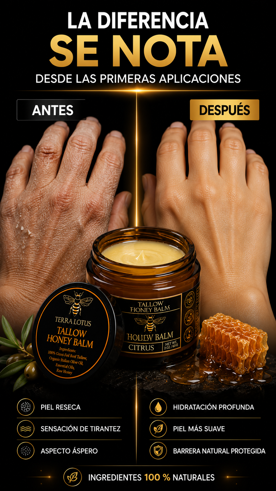 Terra Lotus Tallow Honey Balm